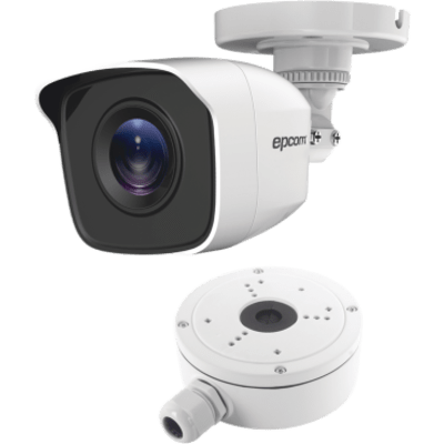 KIT de Bala TURBOHD 2 Megapixel (1080p) + Caja de Conexión / Exterior IP66 / TVI-AHD-CVI-CVBS