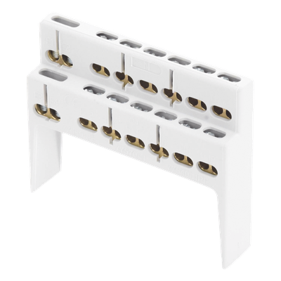 Soporte + Barra de Conexion (12/24/36 MOD) (12+2 ENTR.) IP40