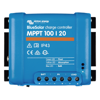BlueSolar MPPT 100/20. Controlador Solar MPPT 20A, Voltaje Selección Automática: 12/24/48 Vcc.