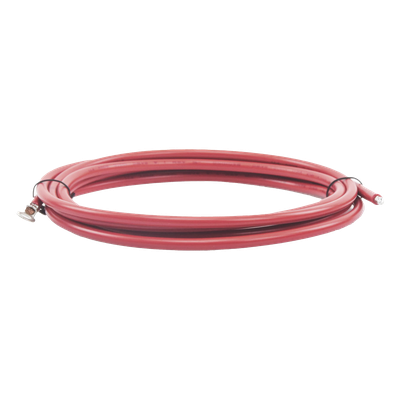 Cable para Controlador 3.0 m, Rojo, Calibre 8 AWG con Terminal de Ojo en un Extremo