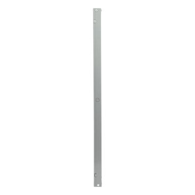 Ducto cuadrado embisagrado 6.5 x 6.5 cm, fabricado en lámina de acero al carbón, hasta 67 cables Cat6,  incluye cople con tornillería y 1 knock out por lado