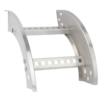 Curva Vertical Exterior de Aluminio de 90° Perfil Z / Peralte 3 1/4″ / Ancho 12″ / Radio 8″ / Incluye Tornillería (CHVE90EZ314R8X12AK)