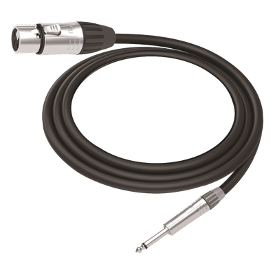 Cable de Audio | XLR 3 Polos Hembra a Plug 1/4 in mono | Conector Seetronic Serie M SCMF3 – MP2X | Longitud 5m