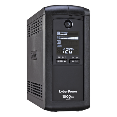 UPS de 1000 VA/600 W, Topología Línea Interactiva, Entrada 120 Vca NEMA 5-15P, Tipo Mini Torre, Con 9 Tomas NEMA 5-15R