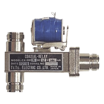 Relevador Coaxial para Antena SPDT, 10-14 Vcc (12 Vcc Nom.), 160 mA, 500 Watt a 1 GHz.