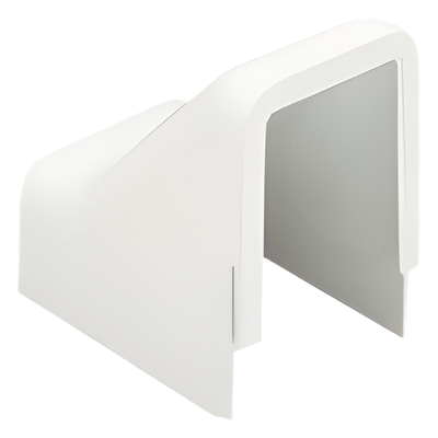 Conexión para techo falso/entrada, para uso con canaleta LD10, material ABS, Color Blanco Mate