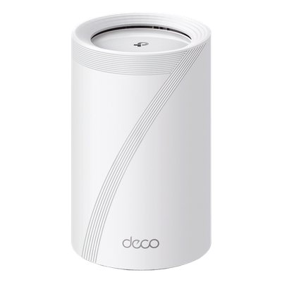 Router Inalámbrico MESH Interior para Hogar / Triple Banda Wi-Fi 7 BE9300 Mbps / 2 Puerto 2.5 Gigabit WAN/LAN / 4 Antenas Internas / Operación Multi-Link MLO / Administración Mediante la App Deco (iOS, Android) / HomeShield