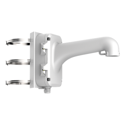 Montaje de Poste para Domos Hikvision / Color Blanco / Uso en Exterior