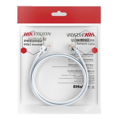 Cable de Parcheo (Patch Cord) / UTP / Cat. 6 (24 AWG) / 0.50 Metros (1.64 Pies) / Color Blanco / Ideal para PoE+ / Interior