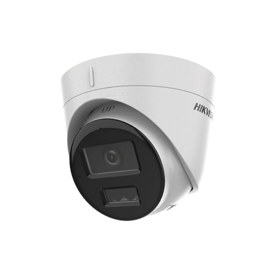 [Dual Light] Turret IP 2 Megapixel / Lente 2.8 mm / 30 mts IR + 30 mts Luz Blanca / Micrófono Integrado / ACUSENSE Lite / Exterior IP67 / H.265 / PoE / ONVIF / Micro SD