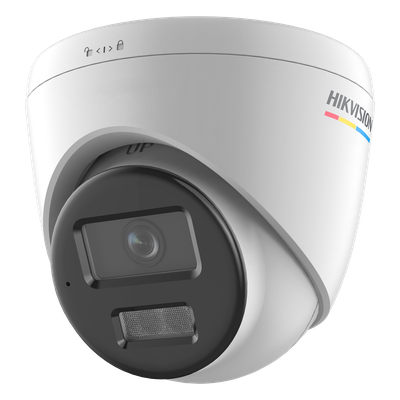 [ColorVu 3.0 + MD 3.0] Turret IP 4 Megapixel / Lente 2.8 mm / 30 mts IR + 30 mts Luz Blanca / Micrófono Integrado / Motion Detection 3.0 / Exterior IP67 / WDR 120 dB / PoE / Micro SD