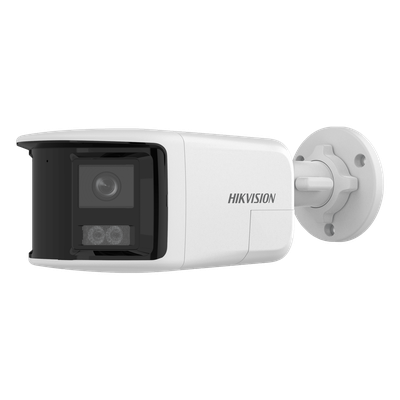 CÁMARA RED BALA FIJA INTELIGENTE HÍBRIDA 6 MP / LUZ SMART HYBRID LARGO ALCANCE / 180° CAMPO DE VISIÓN / COMPRESIÓN H.265+ / ALMACENAMIENTO SD 512 GB / EXTERIOR IP67 / AUDIO BIDIRECCIONAL / ALARMA ESTROBOSCÓPICA / DET
