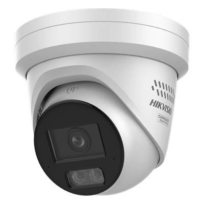 [Dual Light + ColorVu 3.0 + HikAI] Turret IP 8 Megapixel / Lente 2.8 mm / 30 mts IR + Luz Blanca / 2 Microfonos Integrados / Exterior IP67 / Estrobo Luz Blanca / WDR 130 dB / ACUSENSE 3.0 / Metal / NEMA 4X / ACUSEEK
