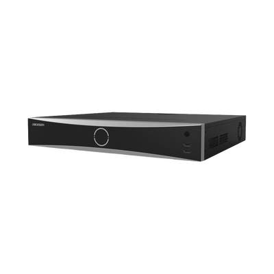 [Acusearch] NVR 12 Megapixel (4K) / 16 canales IP / AcuSense (Evita Falsas Alarmas) / Reconocimiento Facial /  4 Bahías de Disco Duro /  HDMI en 4K / Alarmas I/O