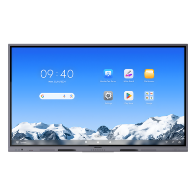 Pantalla Interactiva Touch de 75″ Android 14 / Asistentes IA / Google Suite Preinstalado con Certificación EDLA / Resolución 4K / Bocinas Integradas / Entradas HDMI y VGA / Incluye 2 Lápices para Escribir