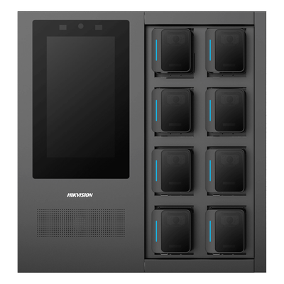 Estación de Carga y Respaldo de Información para Bodycam HIKVISION / Acceso por Reconocimiento Facial / Incluye 1 HDD de 2 TB