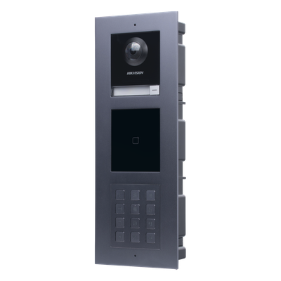 Videoportero IP MULTIAPARTAMENTO con llamada a App de Smartphone y Lector de Tarjetas EM / 2da Generación (Modular) / Montaje para EMPOTRAR incluido / Apertura con CONTRASEÑAS y TARJETAS
