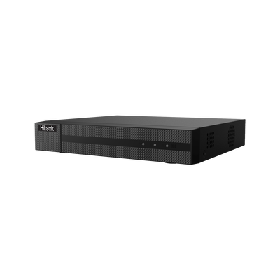 DVR 8 Canales TurboHD + 2 Canales IP / 2 Megapíxel (1080P) Lite / Motion Detection 2.0 (Evita Falsas Alarmas) / Audio por Coaxitron / 1 Bahía de Disco Duro / H.265+ / 1 Canal de Audio / Salida de Vídeo Full HD