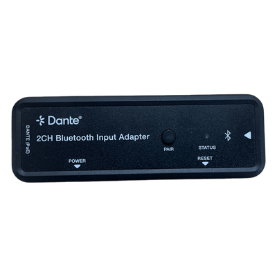 Extensor de Audio Dante® 2CH Bluetooth Input Adapter | Entrada Bluetooth 2 Canales | Salida Dante® Digital | Latencia Configurable 1-5 ms | Compatible HDMI 1.4 | HDCP 1.4 | PoE IEEE802.3af | Distancia de Transmisión 100 m