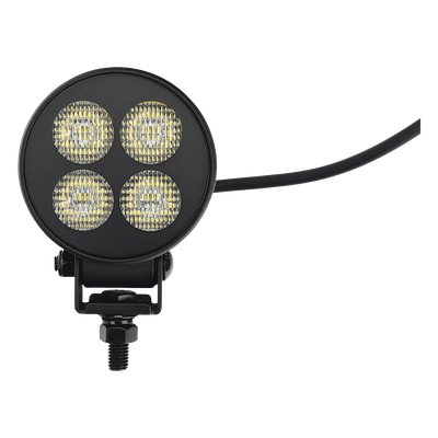 Luz de Trabajo Ultra brillante Circular, 4 LED, 2556 Lúmenes, 12-24 Vcd
