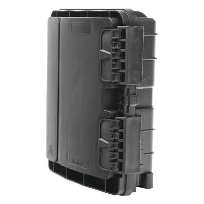 Cierre de Empalme para 20 Fusiones de Fibra Óptica, Exterior, 8 Acopladores SC/APC, Incluye Splitter 1×8, IP65 Versión Cargada