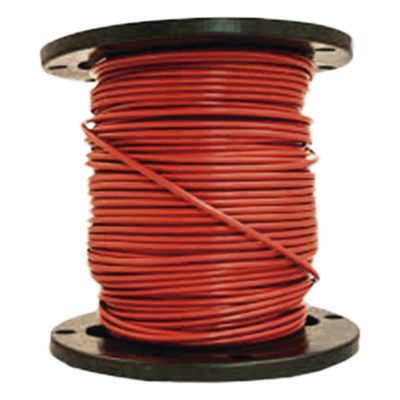 Carrete de 500 metros / Cable fotovoltaico / Rojo / Recubrimiento XLPE / 4mm² / 12 AWG / Hasta 1,800 Vcc