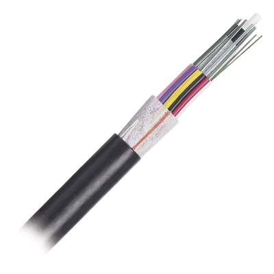 Cable de Fibra Óptica 12 Hilos, OSP (Planta Externa), No Armada (Dieléctrica), MDPE (Polietileno de Media Densidad), Multimodo OM4 50/125 Optimizada, Precio Por Metro