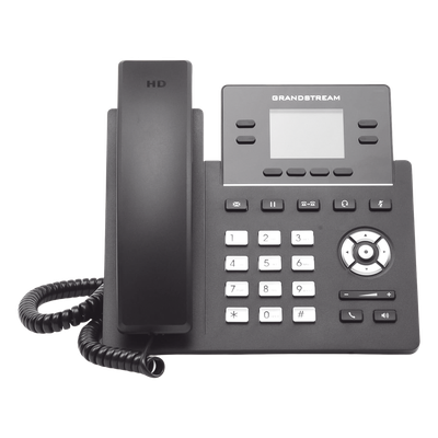 Teléfono IP Grado Operador, 4 líneas SIP, pantalla a color 2.4″, PoE, codec Opus, IPV4/IPV6 con gestión en la nube GDMS