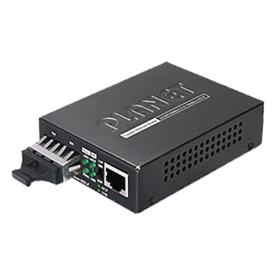 Convertidor de Medios 1000 Mbps UTP/Fibra Óptica Mono-Modo Hasta 20 Km, Conector SC