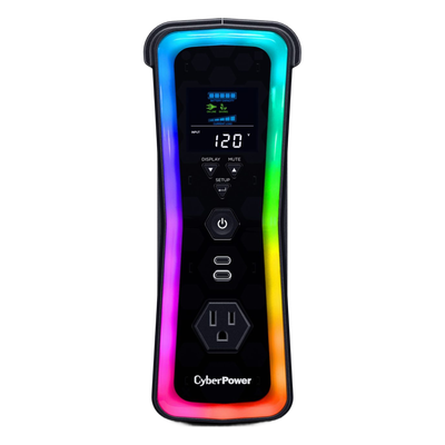 UPS Gamer de 1500 VA/1000 W, Topología Línea Interactiva, Entrada 120 Vca  NEMA 5-15P, y 13 Salidas NEMA 5-15R, Puerto USB, Con Regulador de Voltaje (AVR)