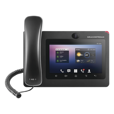 Teléfono IP GrandStream Empresarial para Videoconferencias con Android 7, 16 lineas, procesador 4 nucleos