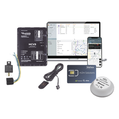 Kit de Localizador 4G LTE / 1 MICSIM25GPS y datos 1 año + 1 BLUEPUCKRHT + 1 EPCOMGPSMENSUAL + RELAY + Botón SOS