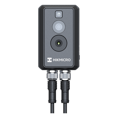 (HIKMICRO) Cubo IP Bi-Espectral / Térmica (256 X 192 / 3.6 mm) + Óptica (4 MP / 1.4 mm) / Rango: -20°C a 550°C / ±2°C Margen / PoE / IP67 / Ideal para Sites o Lugares Pequeños
