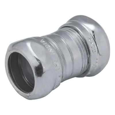 Cople Compresión de Acero Galvanizado para Pared Delgada de 1 1/4″ .