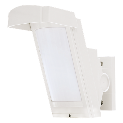 Detector PIR Exterior / Inalámbrico a Batería / 12 m y 85° / 94 Zonas / Antimascara / IP55