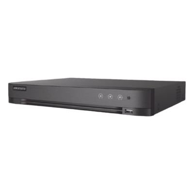 DVR 16 Canales TURBOHD + 8 Canales IP / 5 Megapixel Lite – 3K Lite / Salida Independiente HDMI – VGA / Audio de Dos Vías por Coaxitron / Reconocimiento Facial / ACUSENSE (Evita falsas alarmas) / 1 Bahía de Disco Duro / Salida de Video en Fu