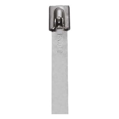 Cincho StrongHold  de Acero Inoxidable Tipo 304, 679 mm largo x 7.9 mm ancho, Color Metálico, Paquete de 50pz