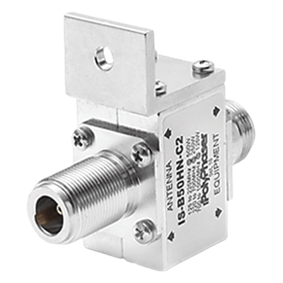 Protector Coaxial RF / 125-1000 MHz / 50 Ω / Conectores N Hembra / Ceja Frontal / 500W