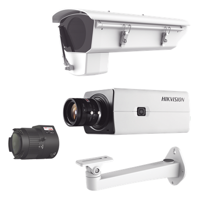 Kit de Cámara IP con Gabinete para Cuartos Frios con Ventilador, Calefacción y Parabrisas Incluye Lente varifocal