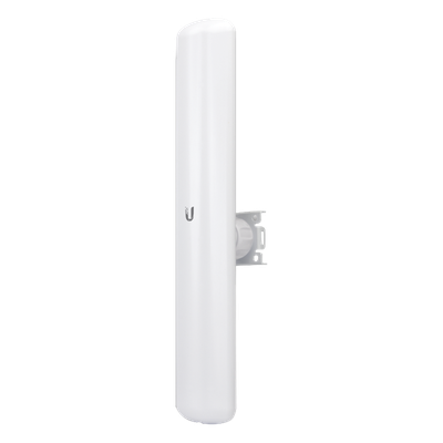 Estación Base 2×2 MIMO airMAX LiteAP AC hasta 450 Mbps, 5 GHz (5150 – 5875 MHz) con antena integrada de 16 dBi y cobertura de 120 grados
