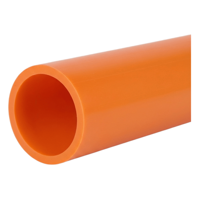 Ducto para Fibra Óptica 1″ Liso RD11, Color Naranja Prelubricado, Rollo de 200 Metros