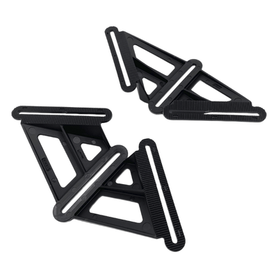 Brackets para Montaje de Caja de Empalme a Raqueta LP-CSS (2 Piezas)