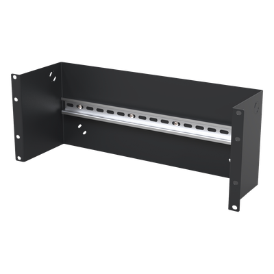 Riel de 35 mm con Soporte para Rack de 19″ 4UR