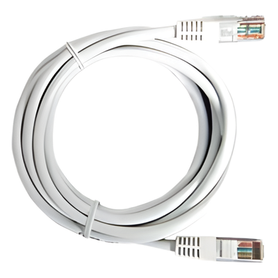Cable de Parcheo UTP Cat5e – 0.5 Metros (1.64 Pies) – Blanco