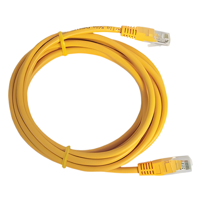 Cable de Parcheo UTP Cat6 – 1 Metro (3.28 Pies) – Amarillo