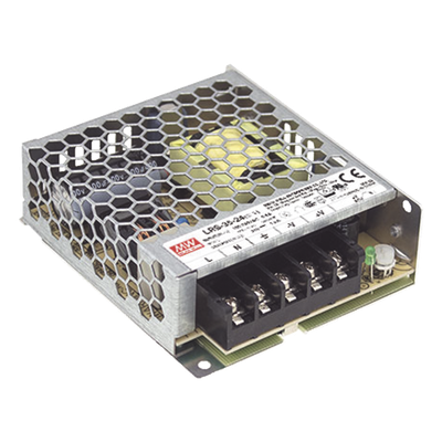 Fuente de Poder Industrial Conmutada 35W de Potencia, 24Vcc, 1.5A