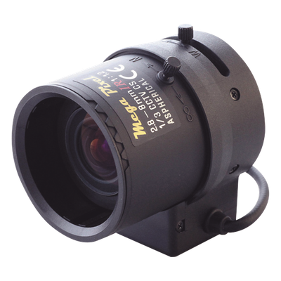 Lente Varifocal 2.8-8mm / Resolución 3 Megapixel / Iris Automatico / Día/Noche / Formato 1/3″