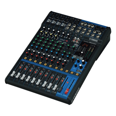 Mezcladora de Audio | 12 Canales | 6 Entradas de Micrófono/línea | 2 Entradas Estéreo | Efectos Integrados | Alimentación Phantom | USB