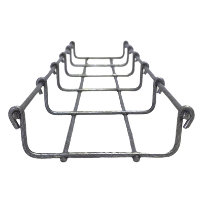 Charola Bimetálica Tipo Malla 33/100 mm, Ideal Para Utilizarse al Exterior o Zonas Húmedas, Hasta 53 Cables Cat6, Tramo de 3 Metros