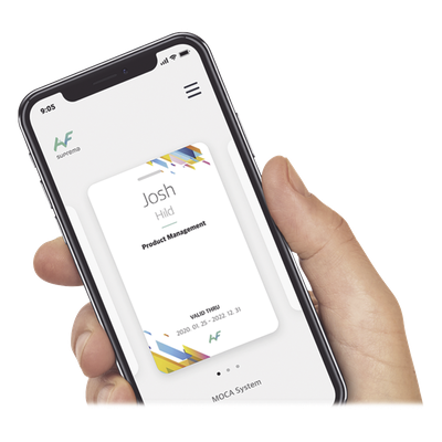 Tarjeta Virtual  / para uso con su SMARTPHONE / compatible con todos los lectores SUPREMA que soporten Bluetooth